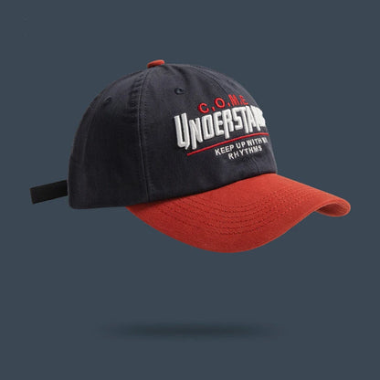 Big Head Contrast Embroidery Hip Hop Cap