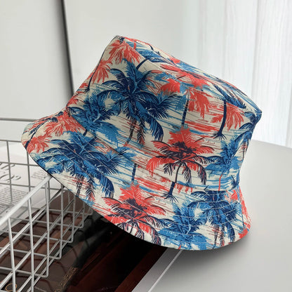 Cartoon Duck Printed Reversible Bucket Hat