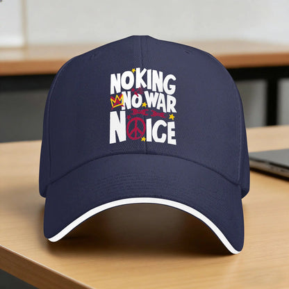 No Kings Street Style Hip Hop Baseball Cap