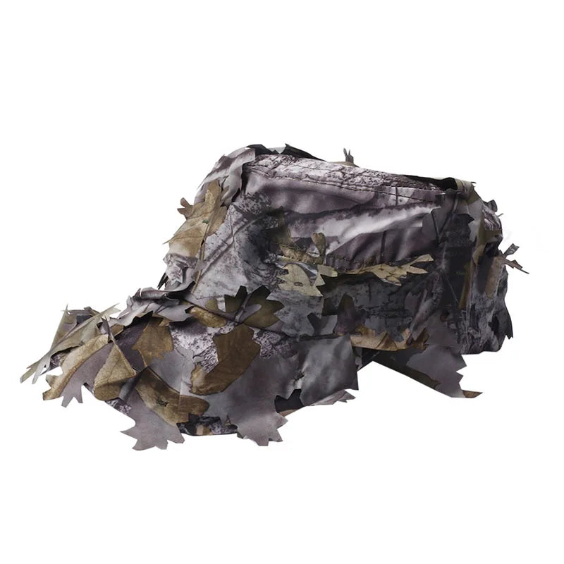 3D Leaf Camo Tactical Hunting Cap