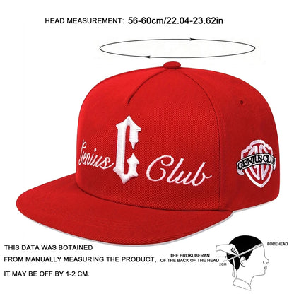 Genius Club C Embroidered Snapback Cap