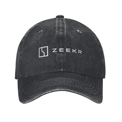 ZEEKR Logo Vintage Adjustable Trucker Baseball Cap