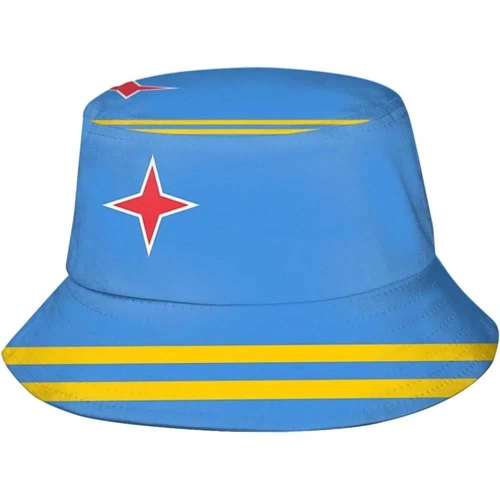 Aruba Flag Printed Unisex Bucket Hat