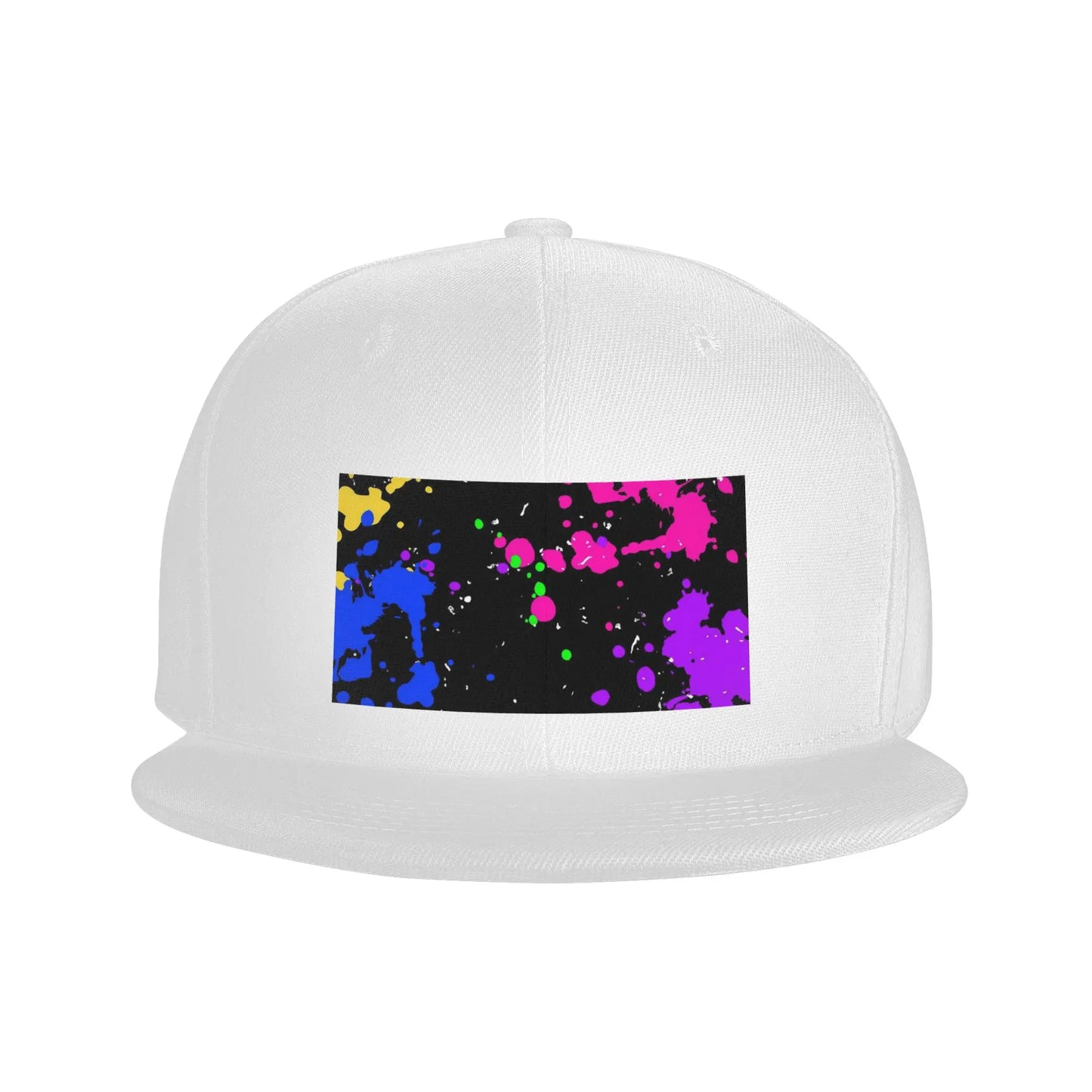 Colorful Graffiti Splatter Pattern Snapback Cap