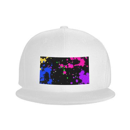 Colorful Graffiti Splatter Pattern Snapback Cap