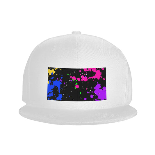 Colorful Graffiti Splatter Pattern Snapback Cap