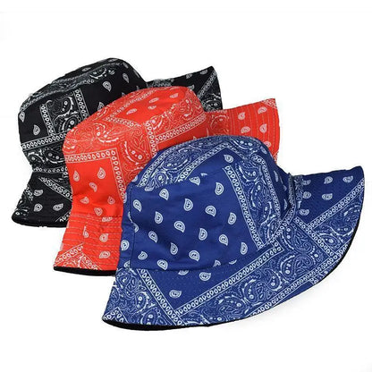 Paisley Double Sided Summer Bucket Hat