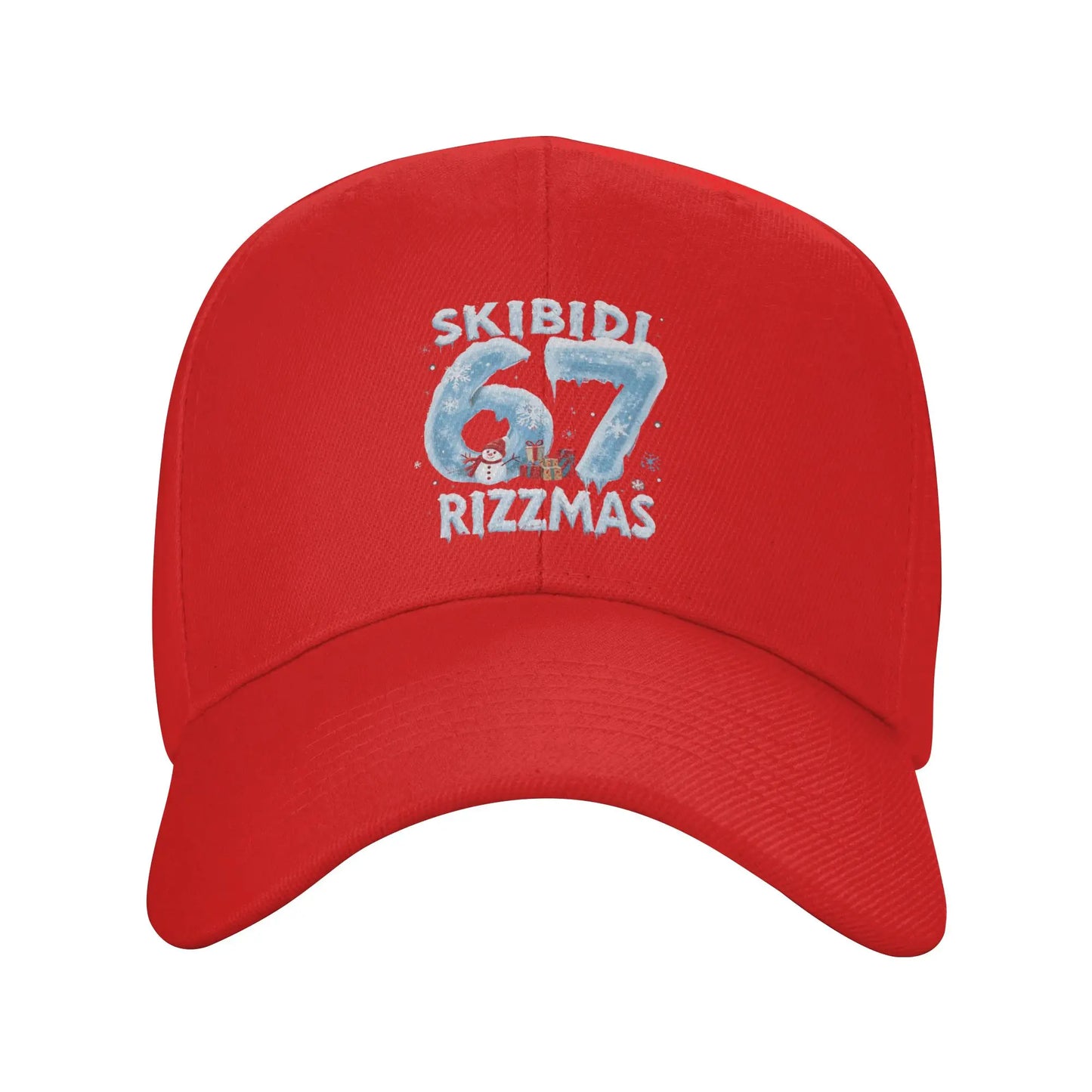 Skibidi Rizzmas Funny Meme Street Style Baseball Cap