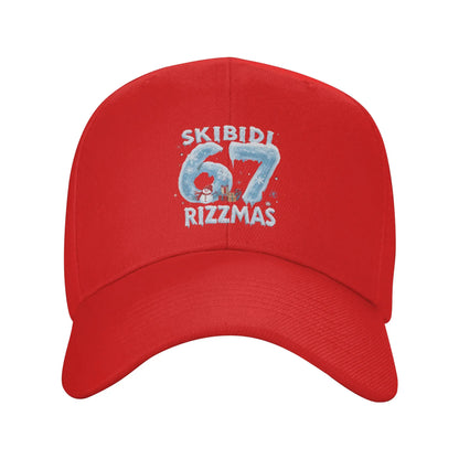 Skibidi Rizzmas Funny Meme Street Style Baseball Cap