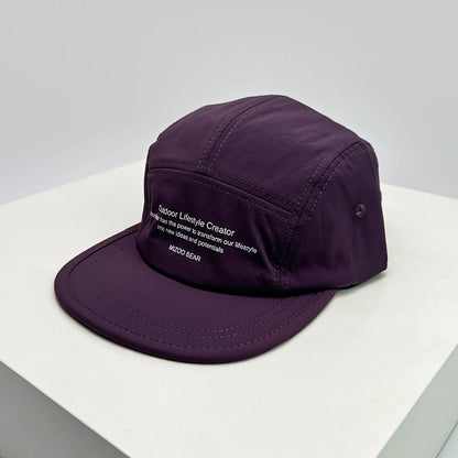 Street Letter Flat Brim Unisex Snapback Cap