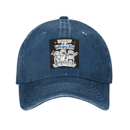 Diary Of Wimpy Kid Group Washed Denim Baseball Cap