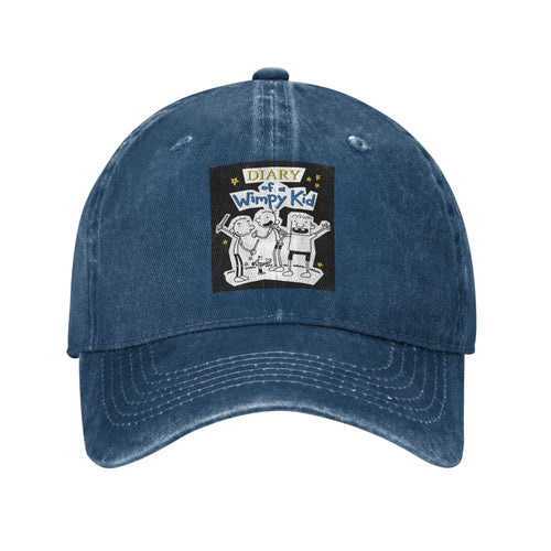 Diary Of Wimpy Kid Group Washed Denim Baseball Cap