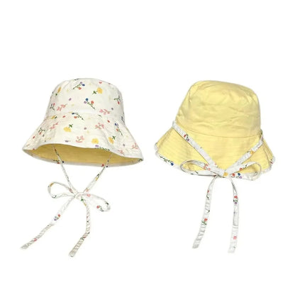 Floral Print Reversible Sun Protection Bucket Hat
