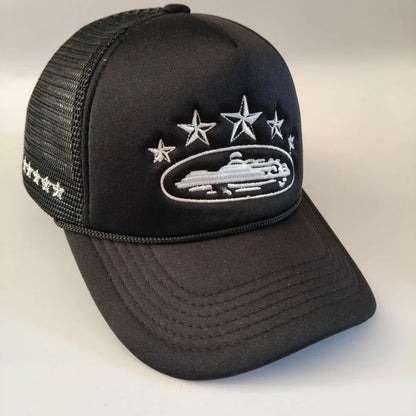 Unisex Pentagram Mesh Trucker Baseball Cap