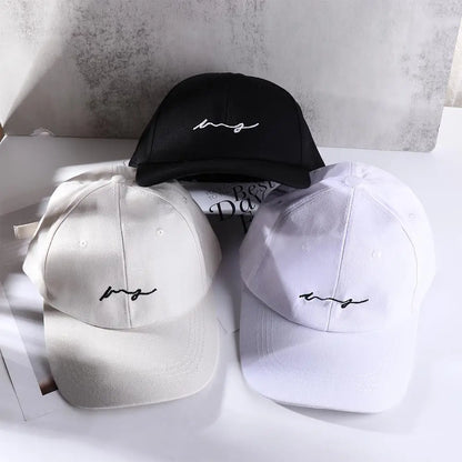 Solid Color Embroidered Snapback Baseball Cap
