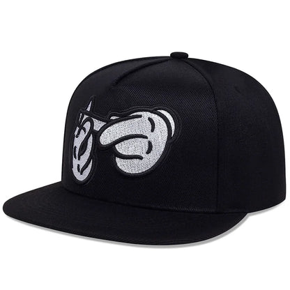 Cartoon Embroidered Unisex Sport Snapback Cap