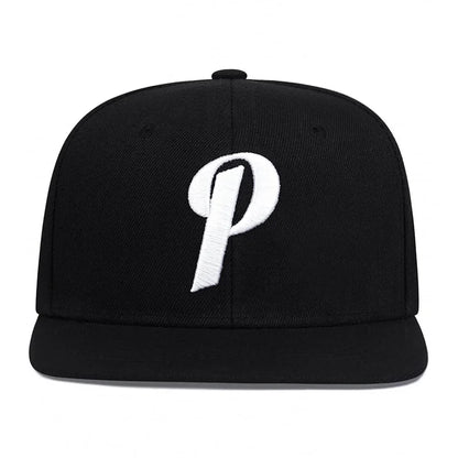 Unisex P Embroidered Hip Hop Baseball Cap