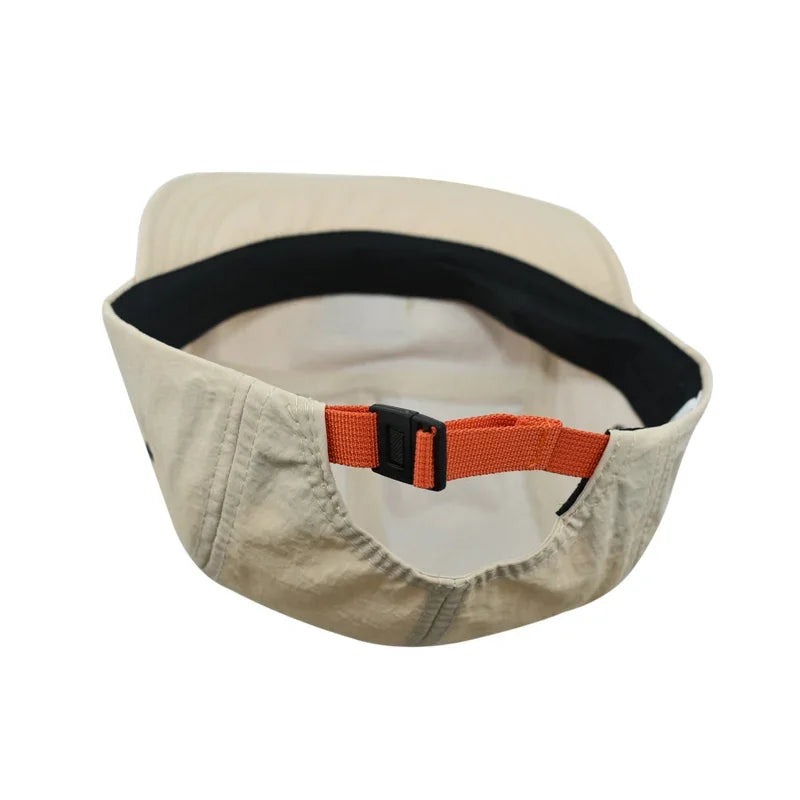 Fashion 5 Panel Quick Dry Flat Brim Baseball Cap