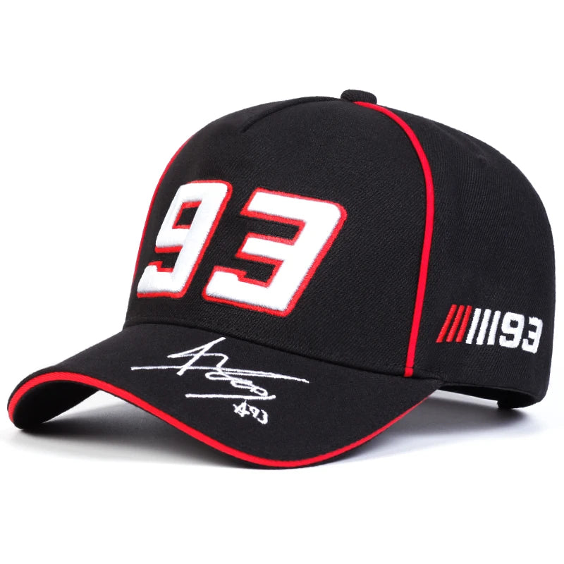New Fashion 93 Letter Embroidery Adjustable Snapback Cap