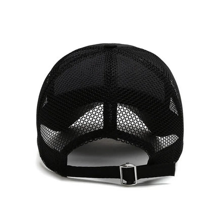 Unisex Mesh Ponytail Snapback Baseball Cap