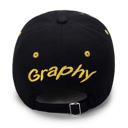 Broken Hole Bat Embroidered Hip Hop Baseball Cap