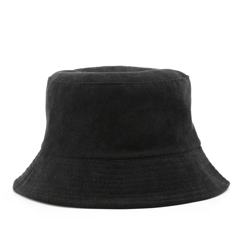 Corduroy Bucket Hat For Women Men New