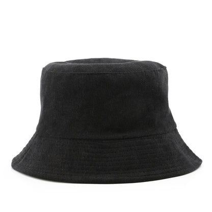 Corduroy Bucket Hat For Women Men New