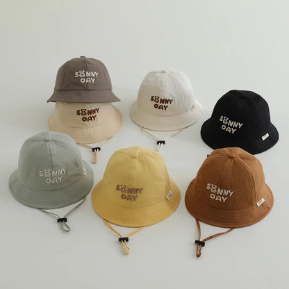 Cartoon Letter Bucket Hat Kids