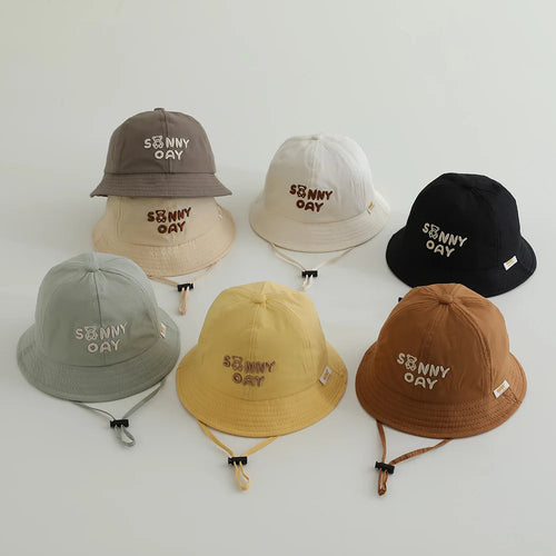 Cartoon Letter Bucket Hat Kids