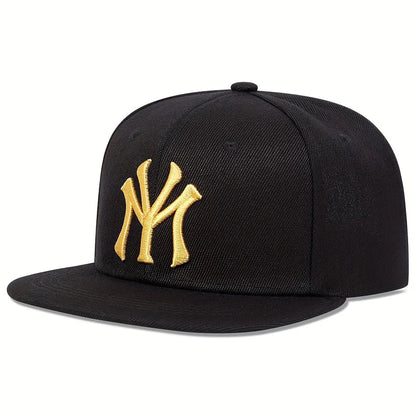 Letter Embroidery Unisex Trucker Snapback Cap