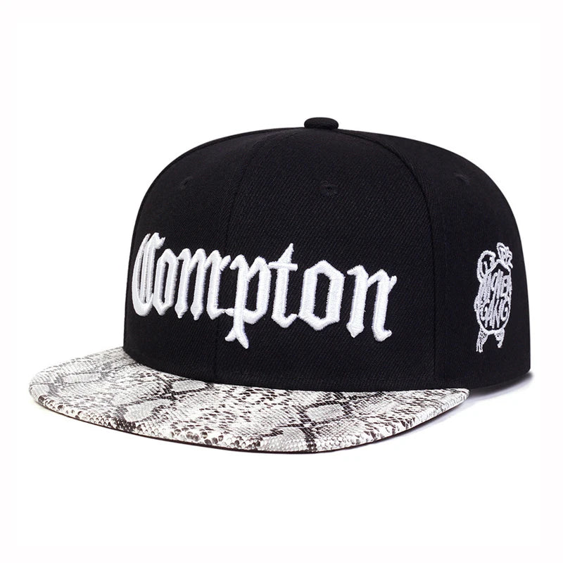 COMPTON Embroidered Hip Hop Baseball Hat