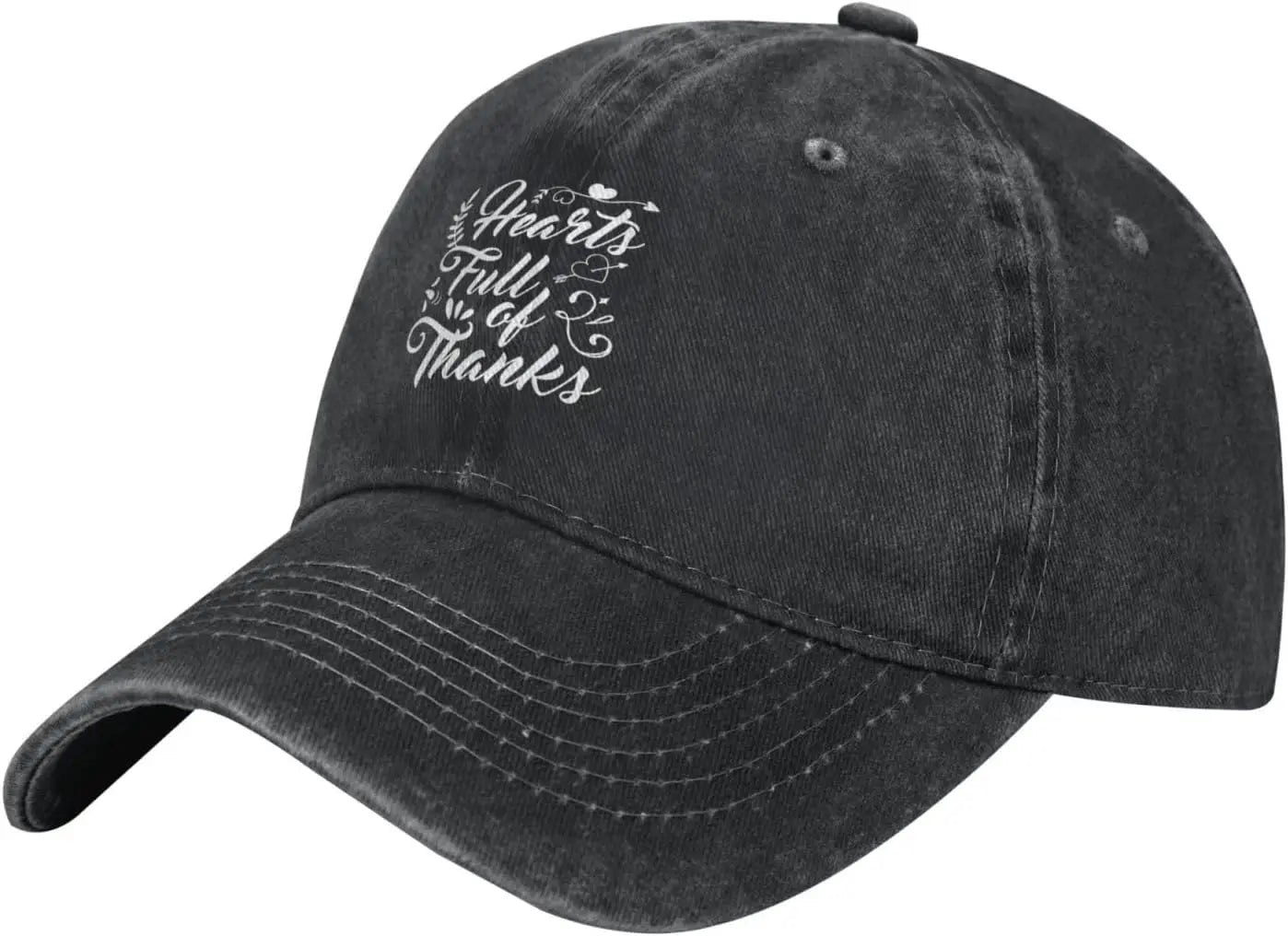 Hearts Full Of Thanks Vintage Baseball Cap