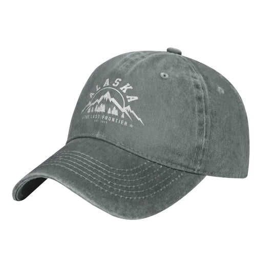 Alaska Est 1959 Mountains Baseball Cap