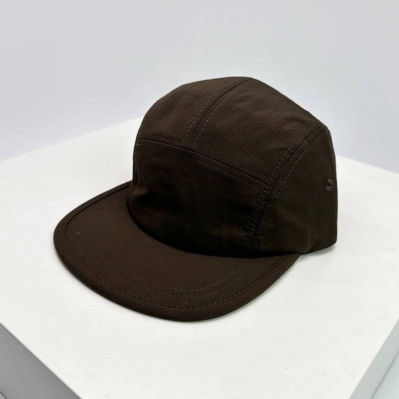 Quick Dry Solid Retro Snapback Cap