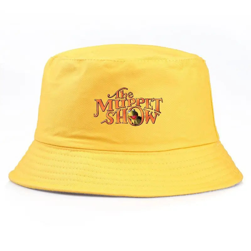Kermit Frog Printed Cotton Bucket Hat