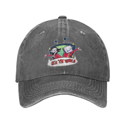 Deltarune TV Time Tenna Spamton Distressed Baseball Cap