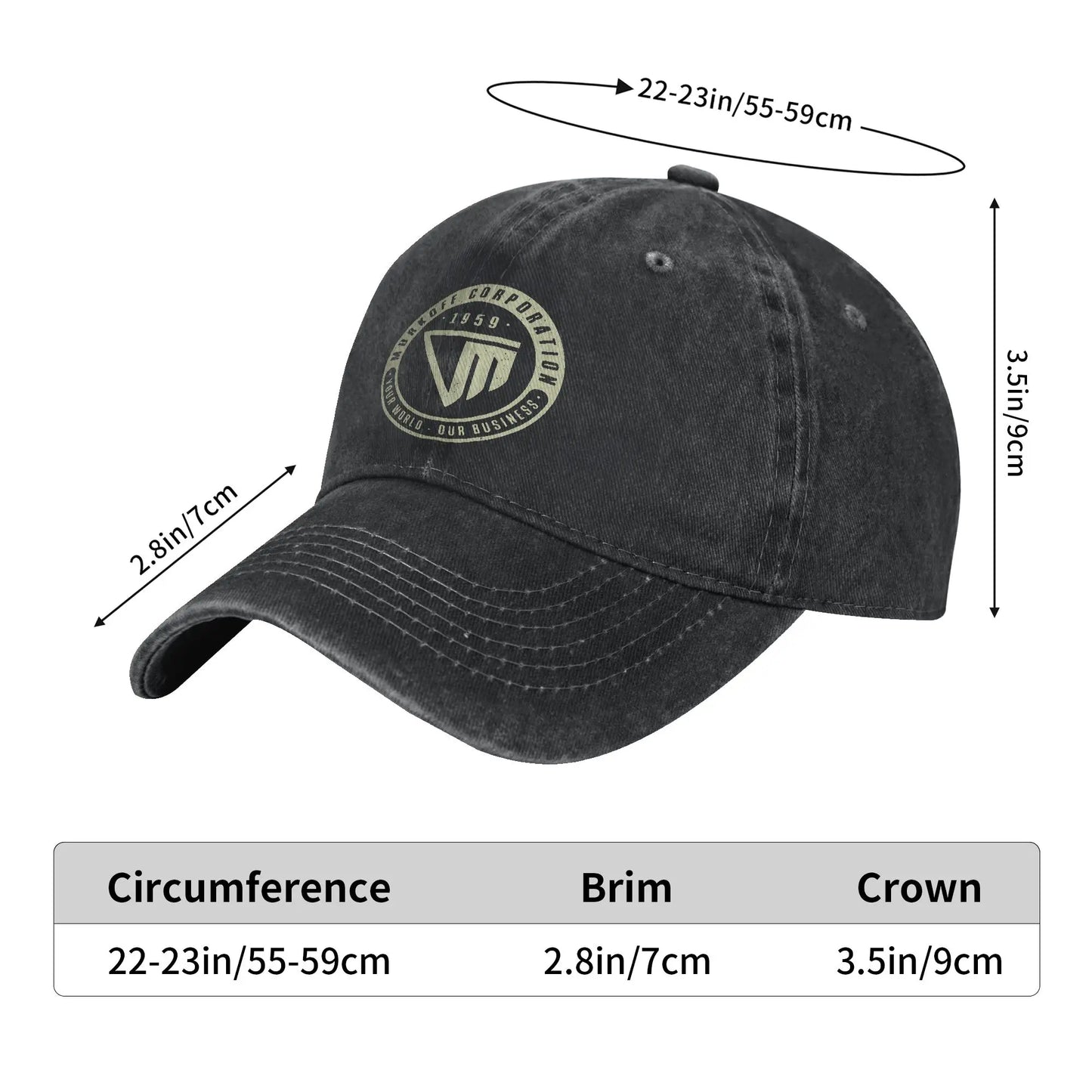 Murkoff Corporation Emblem Washed Baseball Cap