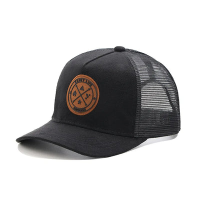 Unisex Embroidered Letter Patch Outdoor Baseball Cap
