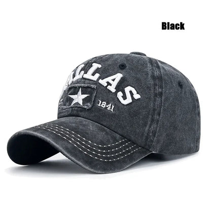Dallas 3D Embroidered Unisex Snapback Cap
