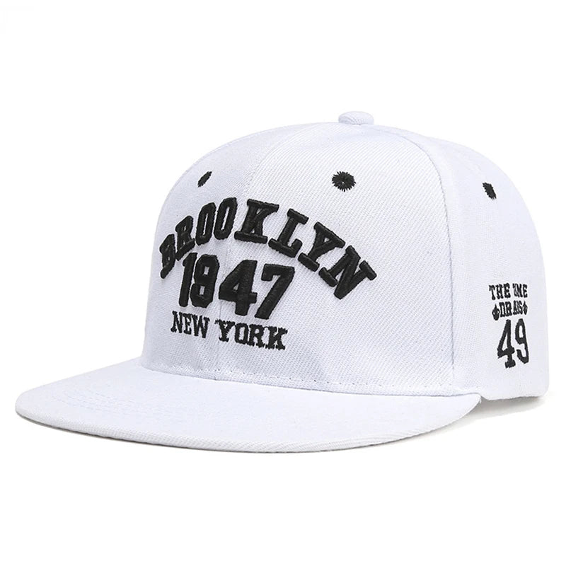 Brooklyn 1947 Embroidered Snapback Cap