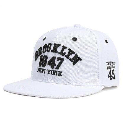 Brooklyn 1947 Embroidered Snapback Cap