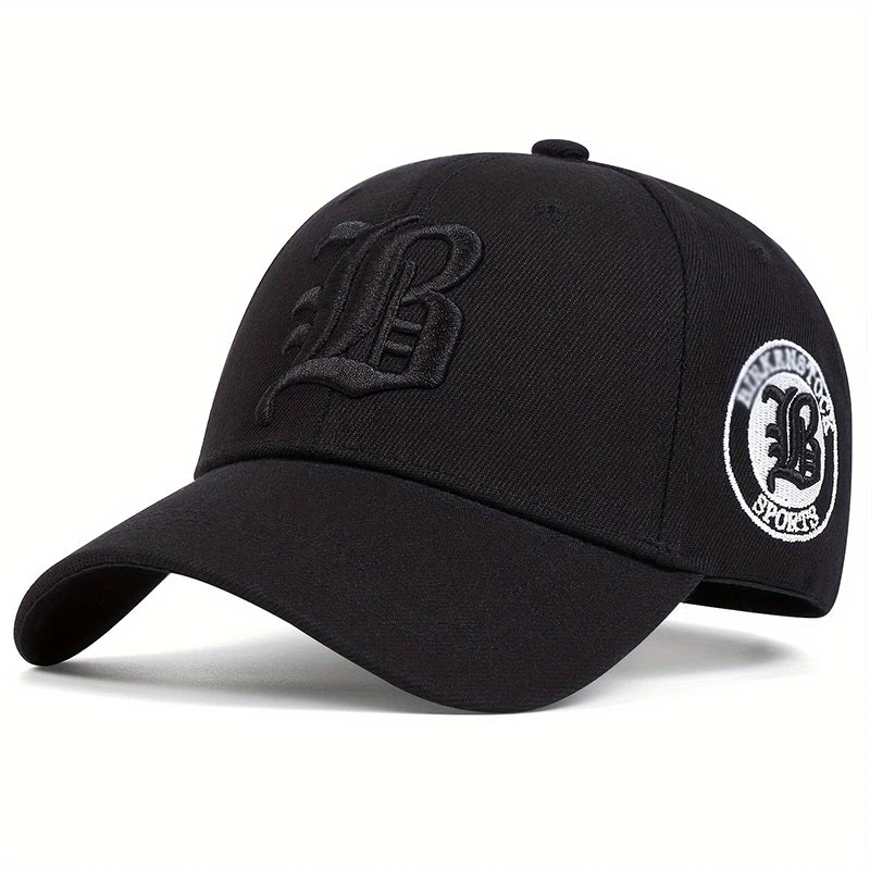 Unisex Gothic FLB Letter Embroidery Casual Baseball Cap