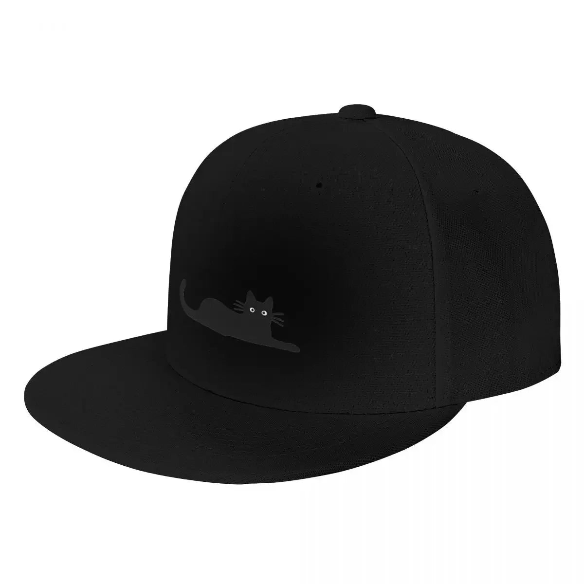 Black Cat Fashion Breathable Snapback Cap