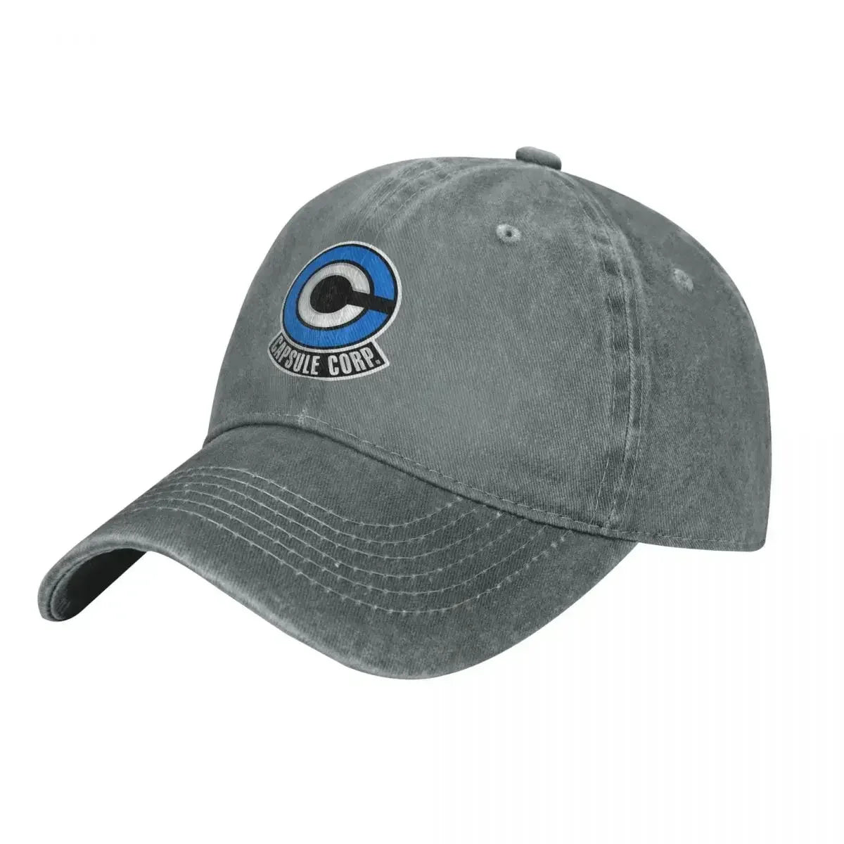 Capsule Corp Denim Trucker Print Baseball Cap