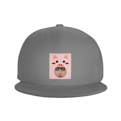 Dwaekki Changbin Kpop Character Casual Snapback Cap