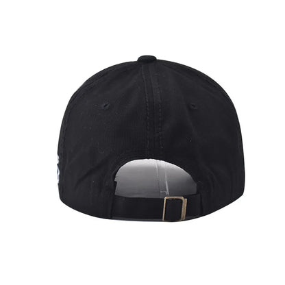 Unisex Cotton Washed Vintage Letter Baseball Cap