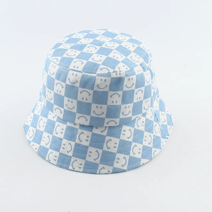 Kids Cotton Cartoon UV Sun Bucket Hat