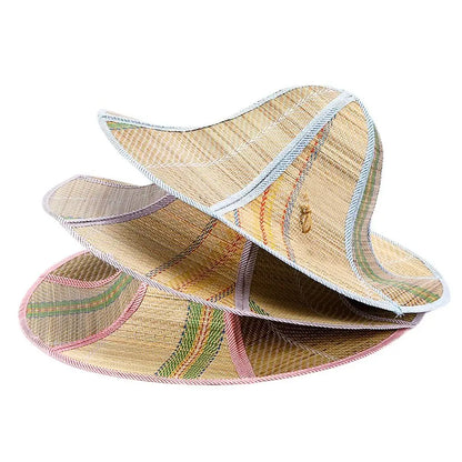Foldable Rattan Fisherman Bucket Hat