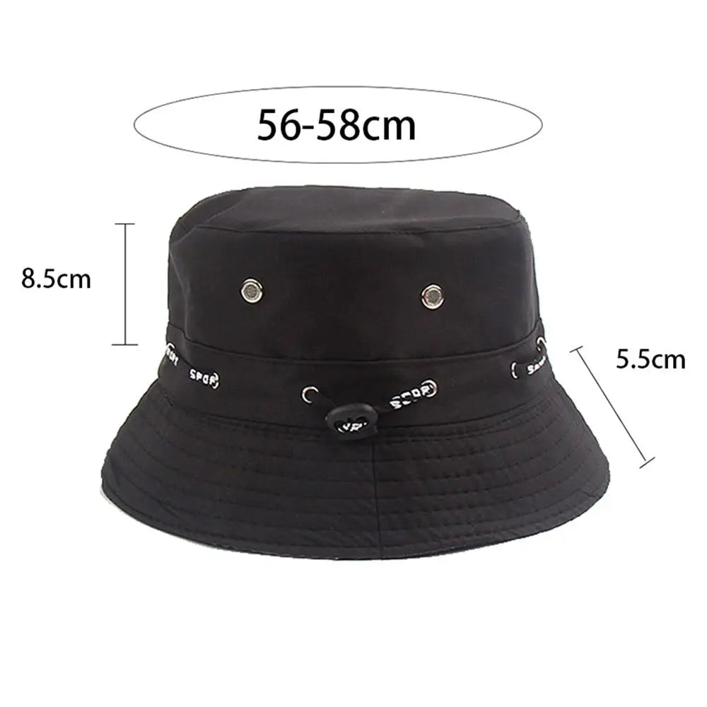 Unisex Summer Sunscreen Packable Casual Bucket Hat