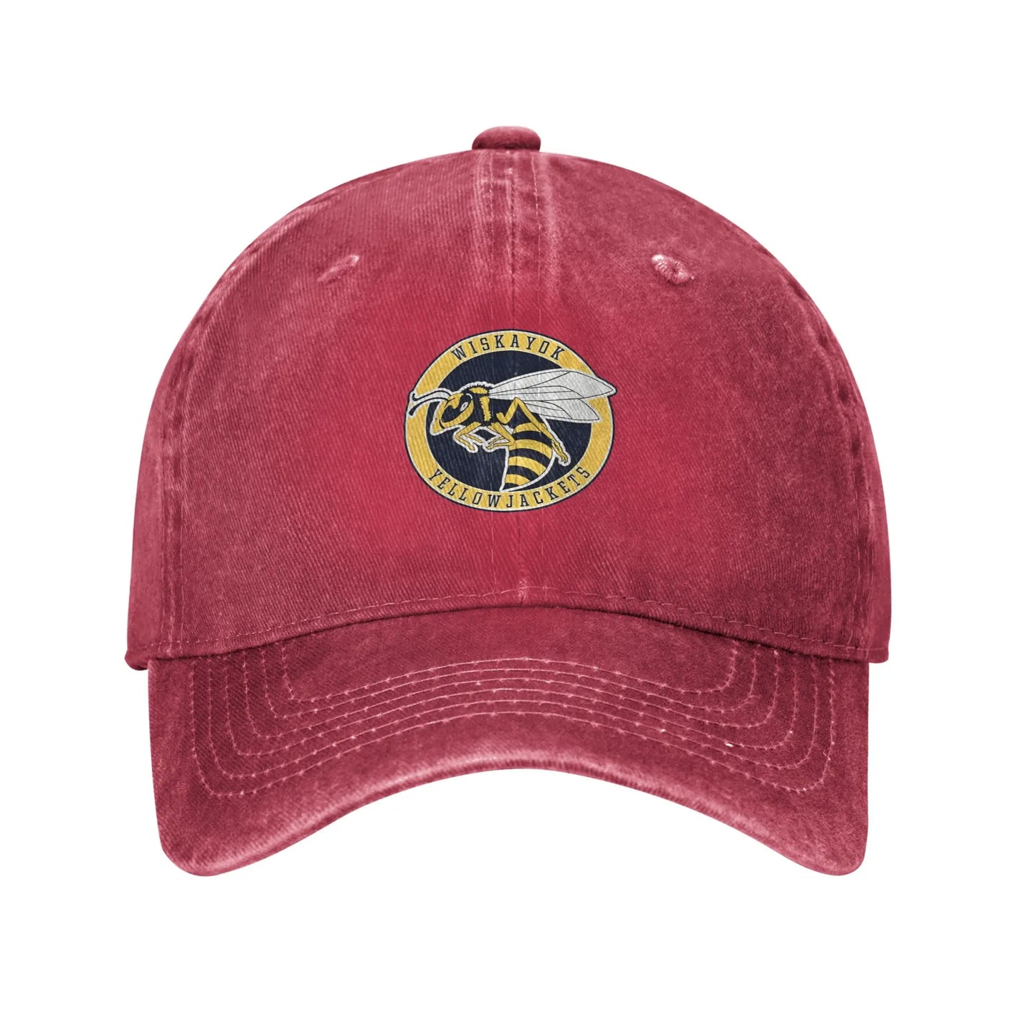 Wiskayok WHS Yellowjackets Washed Hip Hop Baseball Cap